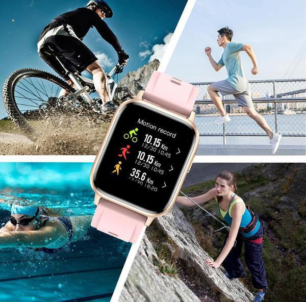 Smartwatch Fitness Uhr Herzfrequenz Schlaftracking Wasserdicht Multisport Aktivität