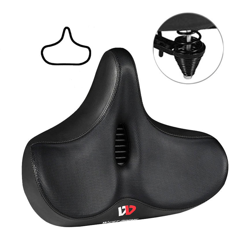 RideEase - Extra breiter &amp; atmungsaktiver bequemer Fahrradsattel, ergonomischer Fahrradsitz