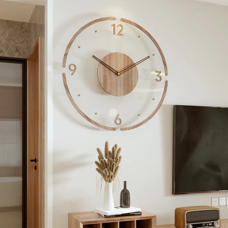 Wanduhr | Modere Wanduhr für das Zuhause, skandinavischer Stil