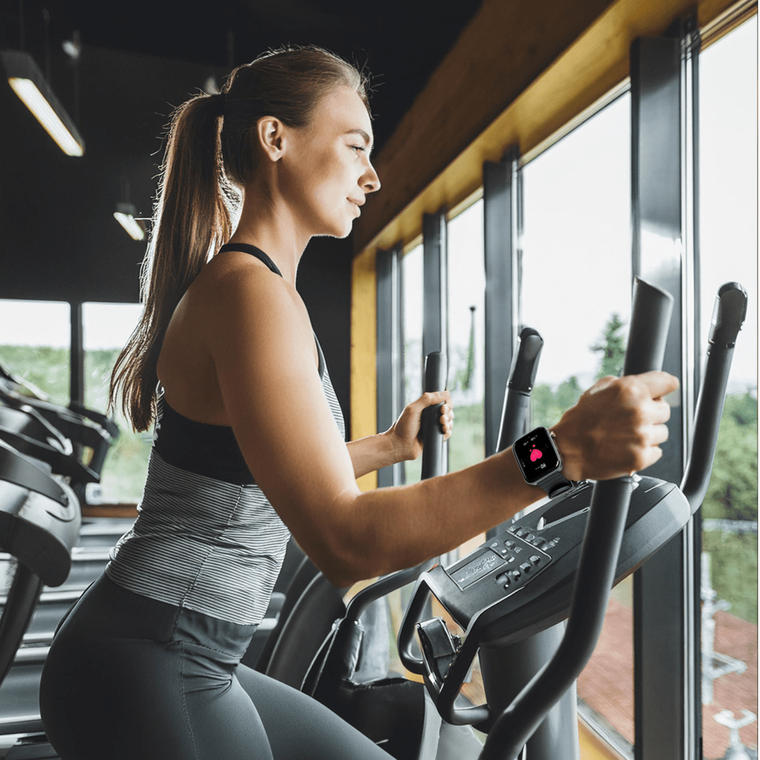 Smart Fitness Uhr mit Blutdrucküberwachung – Tracker für Gesundheits- und Aktivitätsüberwachung