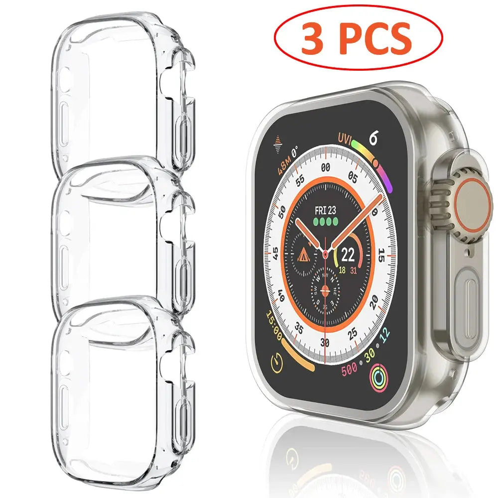 ArmorShield Flex Displayschutzhülle für Apple Watch | 3er-Pack