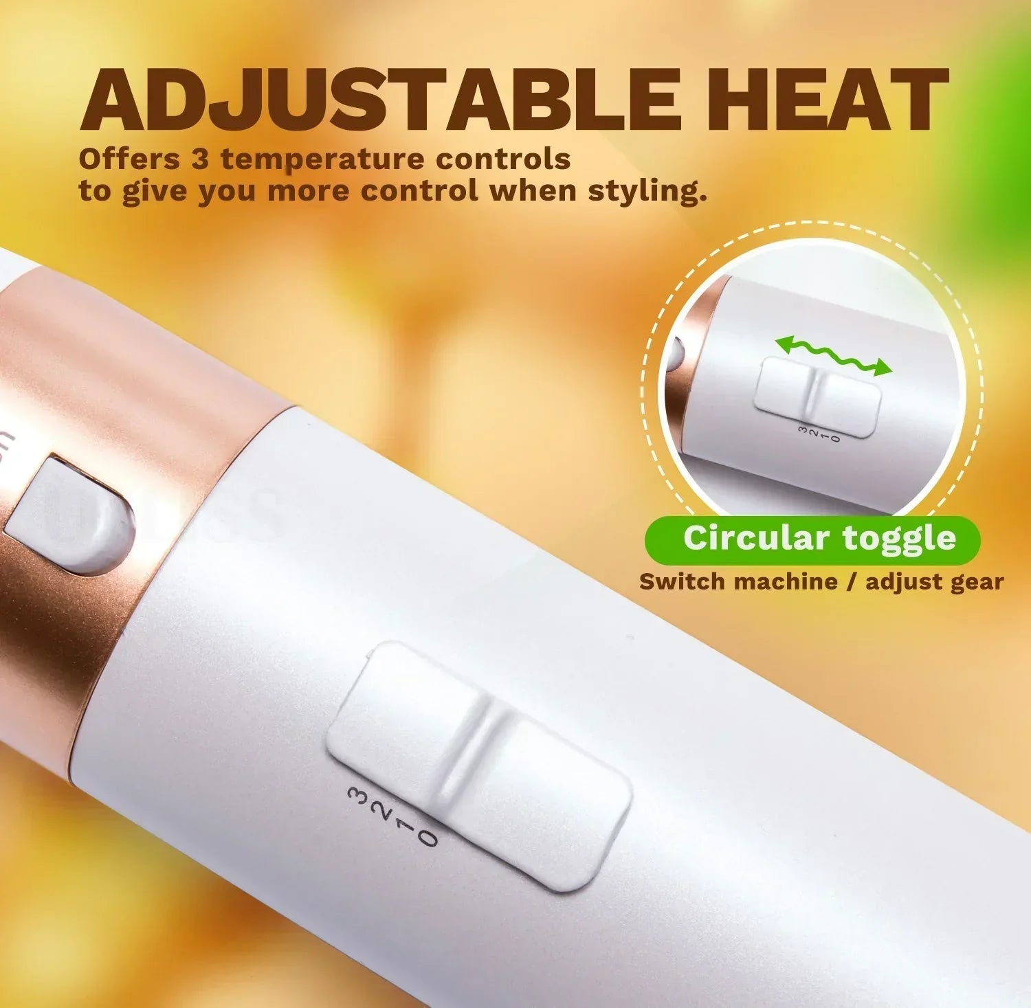 Premium 5-in-1 Haarglätter &amp; Styler – Locken, Wellen, Glätten, Trocknen &amp; Bürsten