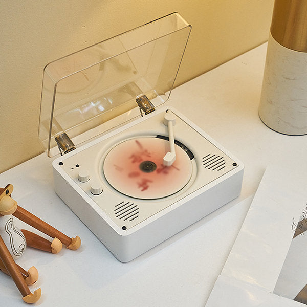 Retro-CD-Player mit Bluetooth, USB &amp; Stereo-Lautsprechern – Klassischer Musik-Player