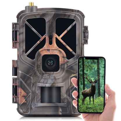 30MP 4G LTE Drahtlose Jagdkamera, 2.4 Farbdisplay, Infrarot-Nachtsicht, Outdoor-Wildtier- &amp; Landwirtschaftssicherheit