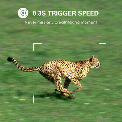 30MP 4G LTE Drahtlose Jagdkamera, 2.4 Farbdisplay, Infrarot-Nachtsicht, Outdoor-Wildtier- &amp; Landwirtschaftssicherheit