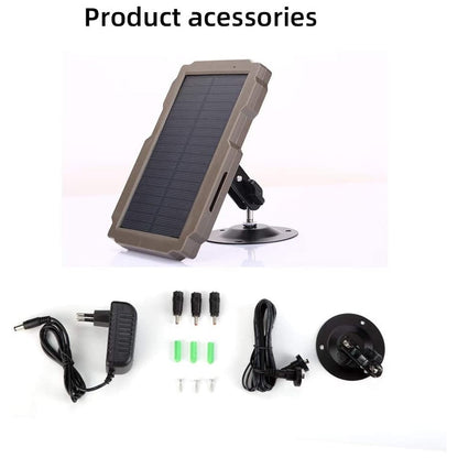 Solarbetriebene Trail-Spielkamera-Kit - 3000mAh wiederaufladbarer Charger für Jagdkameras (6V-12V)