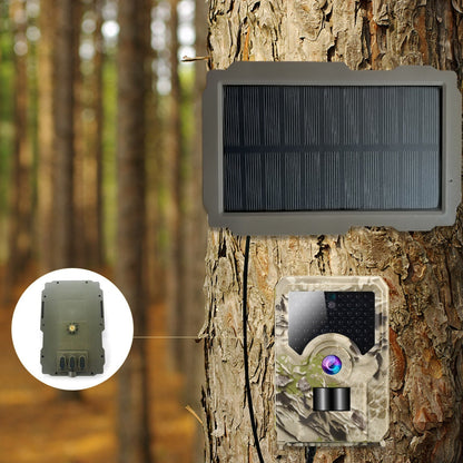 Solarbetriebene Trail-Spielkamera-Kit - 3000mAh wiederaufladbarer Charger für Jagdkameras (6V-12V)