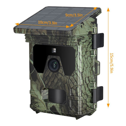 4G Solar Jagdkamera mit 2,0-Zoll-TFT, 2K 30MP, Infrarot, APP Fernbedienung &amp; Online-Video