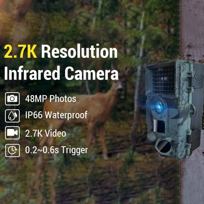 Wasserdichte WiFi Jagdkamera mit Nachtsicht &amp; 940nm No Glow Infrarot Bewegungsaktivierung