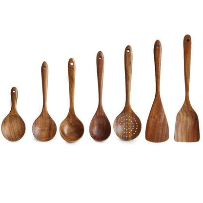 Holz-Küchenhelfer-Set - Natürlich &amp; Langlebig
