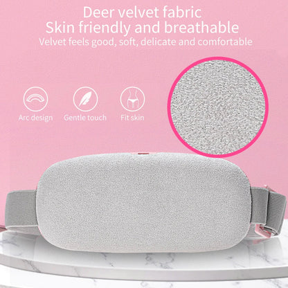 Elektrische Heizung Menstruations Vibrationspolster Gürtel Für Periodenschmerzen Linderung Krämpfe US