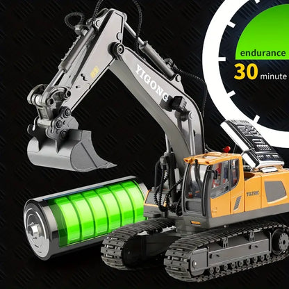 Premium-Fernbedienungsexkavator – Realistischer RC-Bagger für ultimativen Spaß