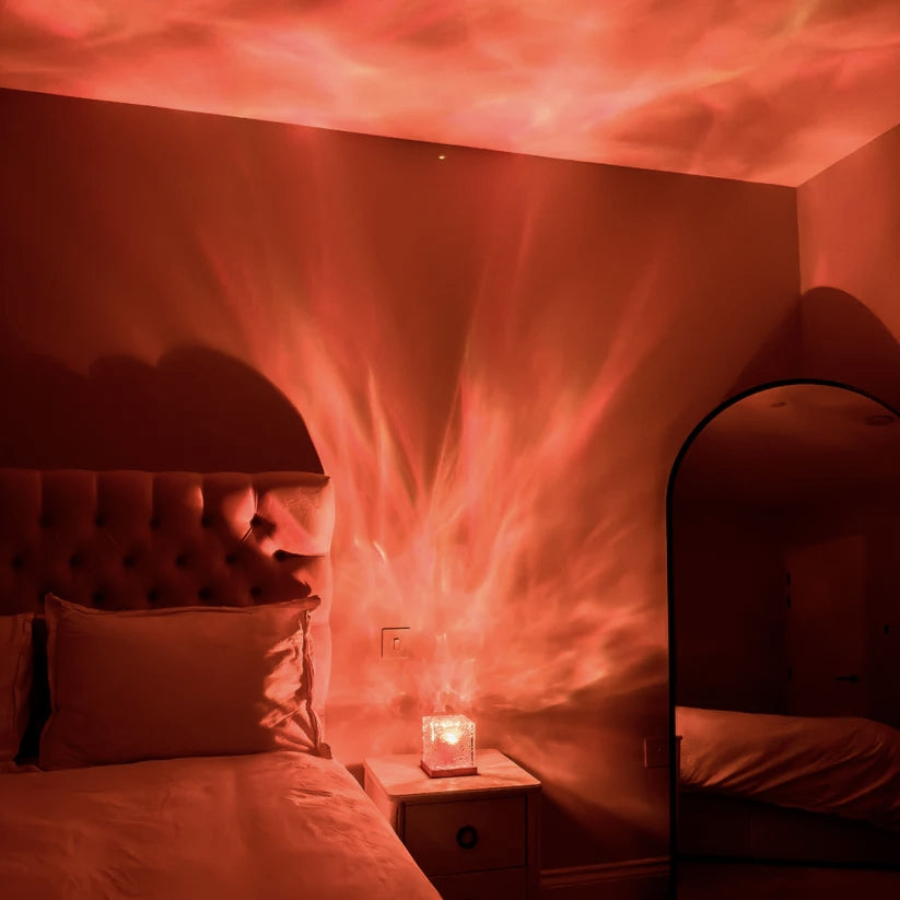 ZenGlow - Beruhigende Ozeanwellen-Lampe Für Entspannung &amp; Besseren Schlaf