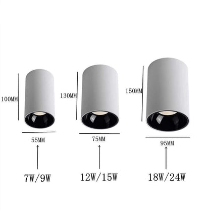 Runde LED-Deckenleuchte COB