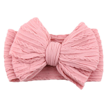 Kinder Haarband Nylon mit Schleife - Elastisch &amp; Vielseitig