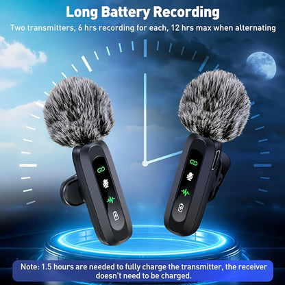 SoundClip Kabelloses Lavalier-Mikrofon - Für Smartphones und Tablets