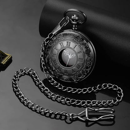 Elegante Vintage Taschenuhr mit Kette