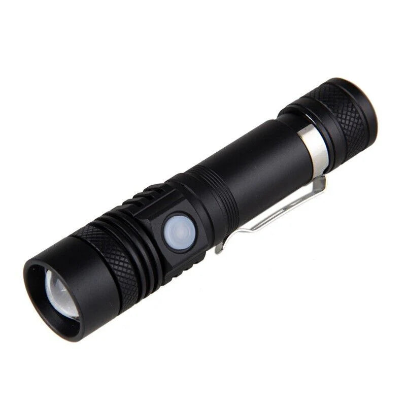 Super Helles 90000LM LED Taktisches Taschenlampe Zoombar Mit Wiederaufladbarem Akku