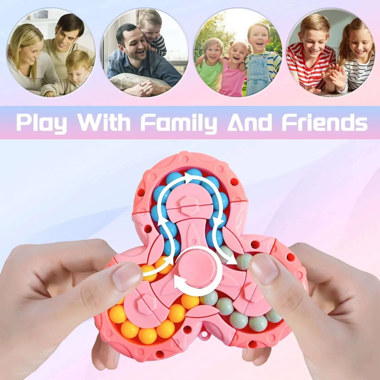 360° Konzentrations-Spinner - Fokus und Entspannung