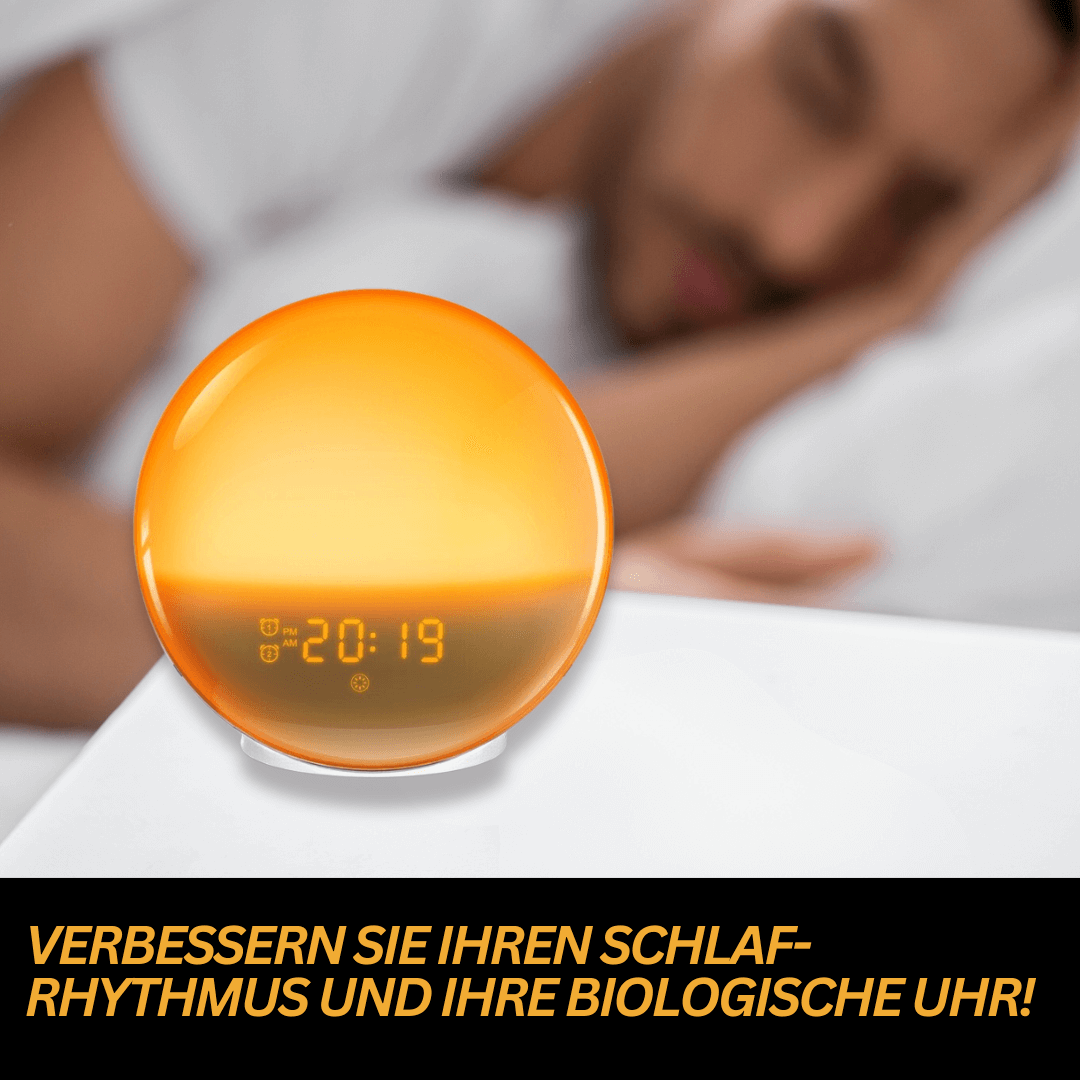 Lichtwecker mit Radio &amp; Naturgeräuschen - GlowRise