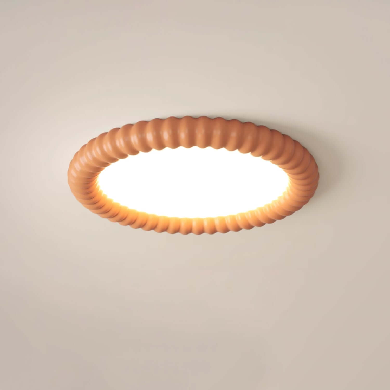 Moderne LED Deckenleuchte - Wellen-Design