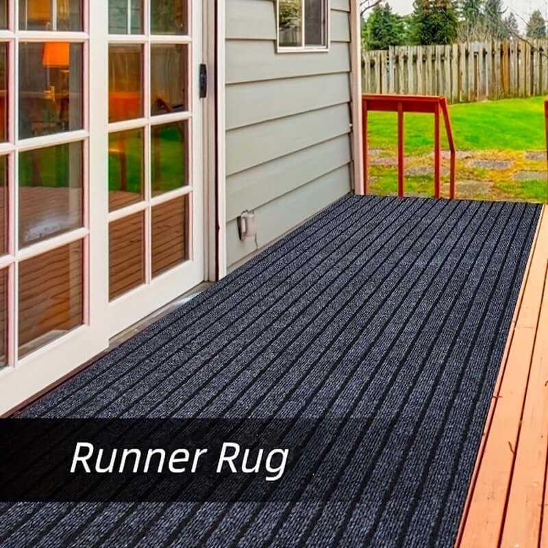 Rutschfester Outdoor-Teppich Läufer - Waschbar &amp; Robust