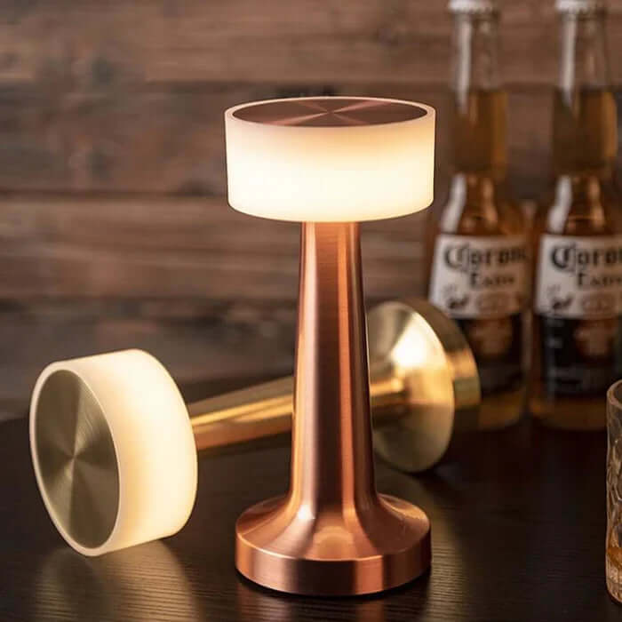 Moderne LED Tischleuchte Dimmbar - Akku &amp; Kabellos