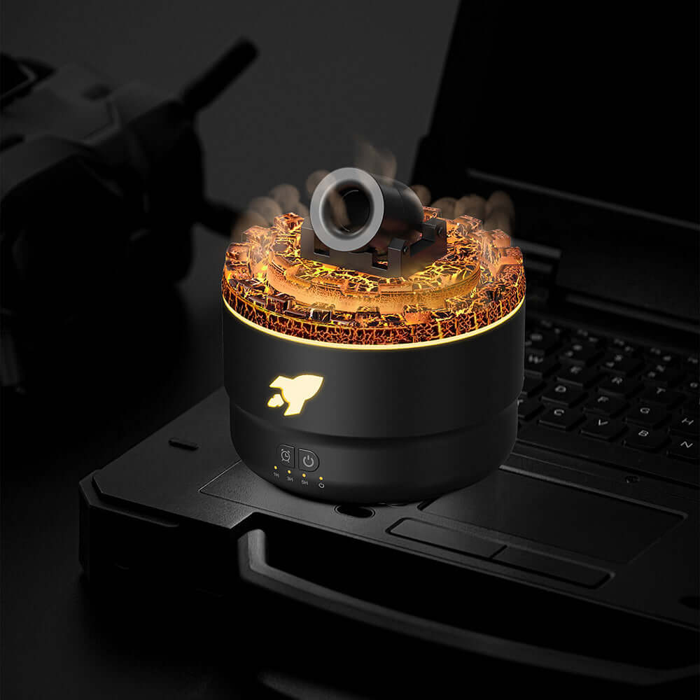 Lava-Aromadiffusor &amp; Luftbefeuchter mit LED-Nachtlicht