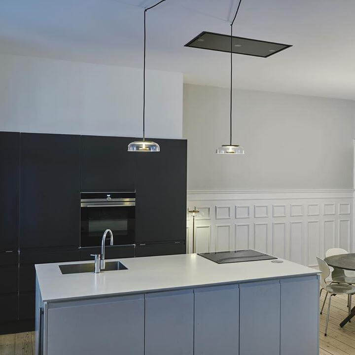 Moderne Pendelleuchte - Messing &amp; Glas