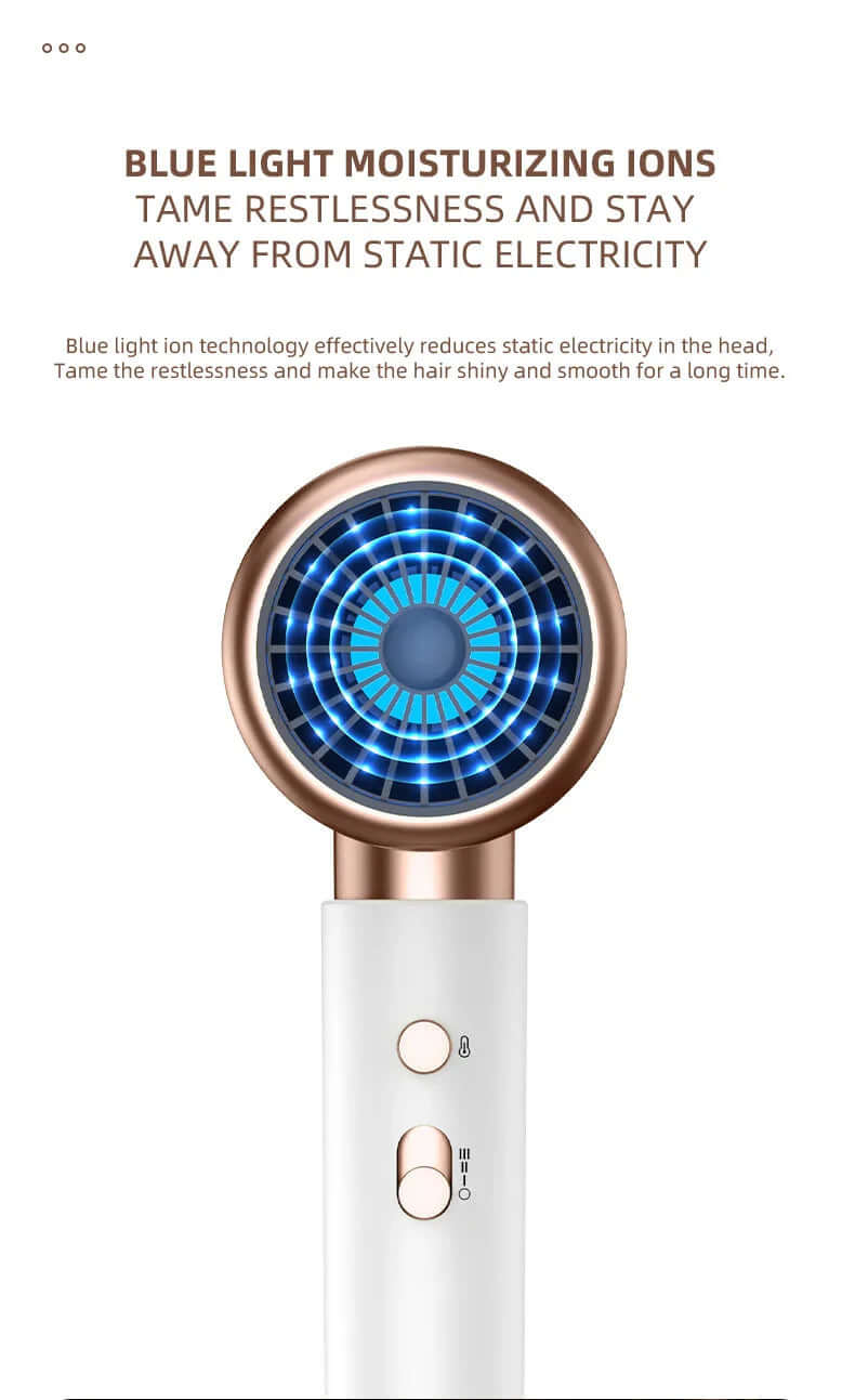 2400W Haartrockner mit Ionen-Technologie - Schnelltrocknend &amp; schonend