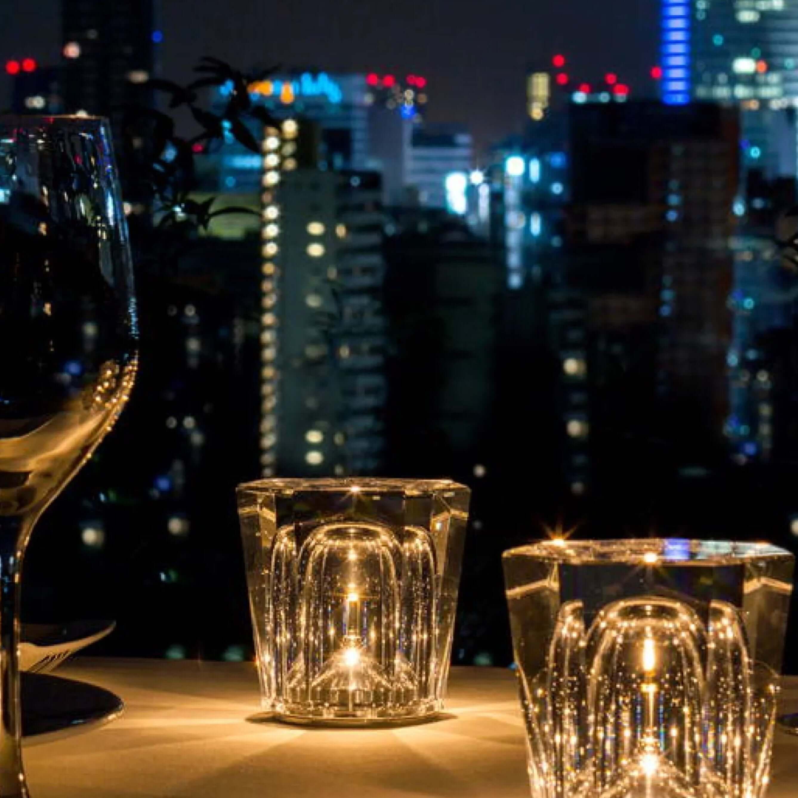 LED Kristall Diamant Tischlampe