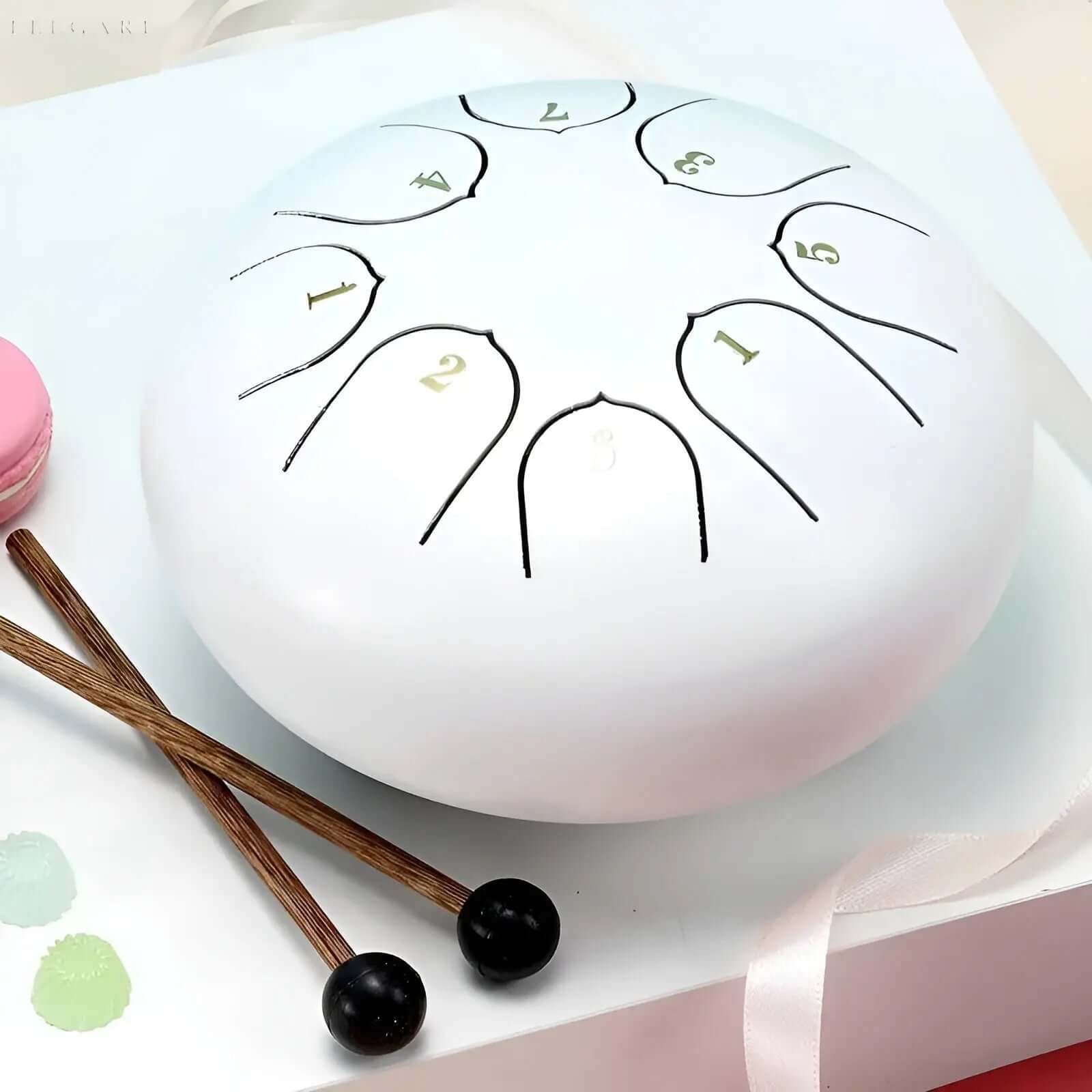 Entspannungstrommel aus Stahl - Regenklänge