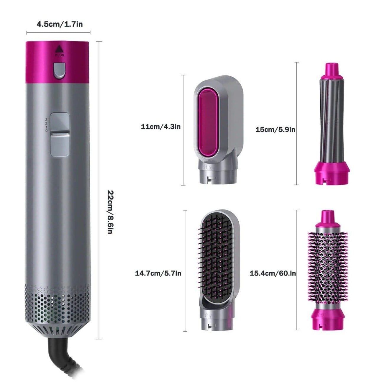 5 In 1 Airwrap Komplettset - Bester Airwrap Styler - Salon Bei Ihnen Zuhause