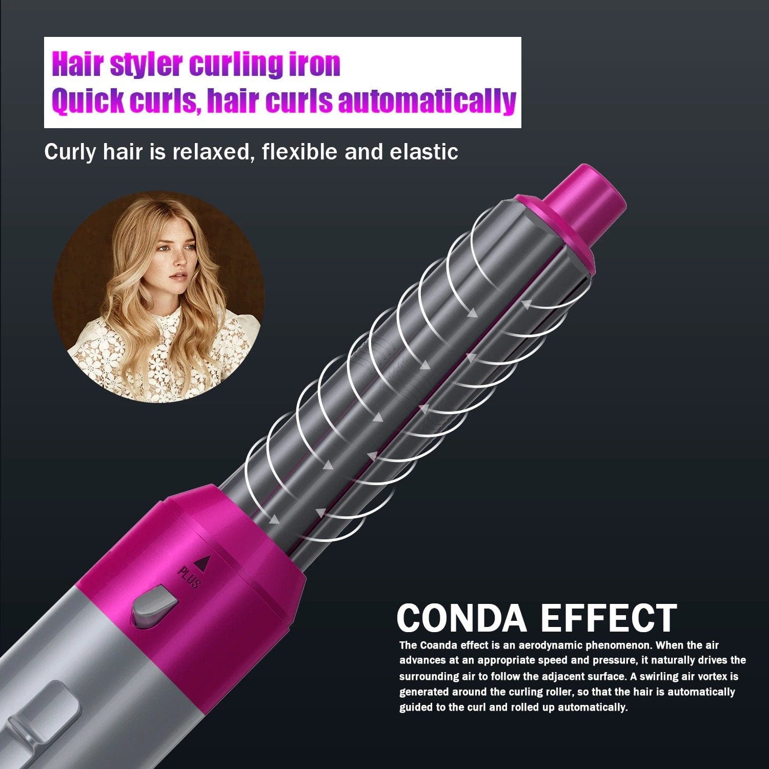 5 In 1 Airwrap Komplettset - Bester Airwrap Styler - Salon Bei Ihnen Zuhause
