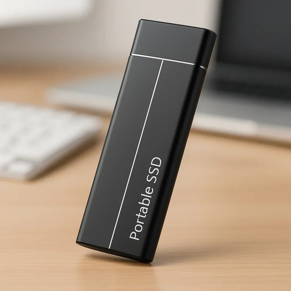 Tragbare SSD für großen Speicher – 5TB externe Festplatte mit blitzschnellen Übertragungsgeschwindigkeiten