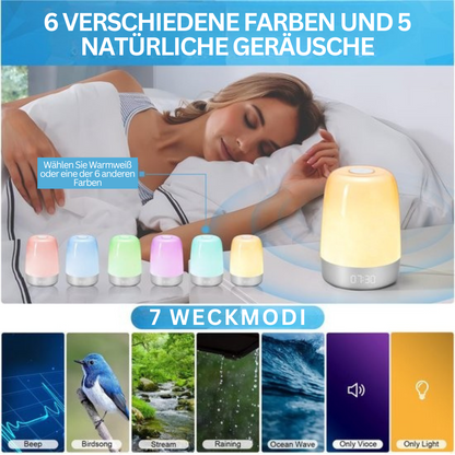 Wake-up-Light mit Naturklängen – Entspannter Morgen