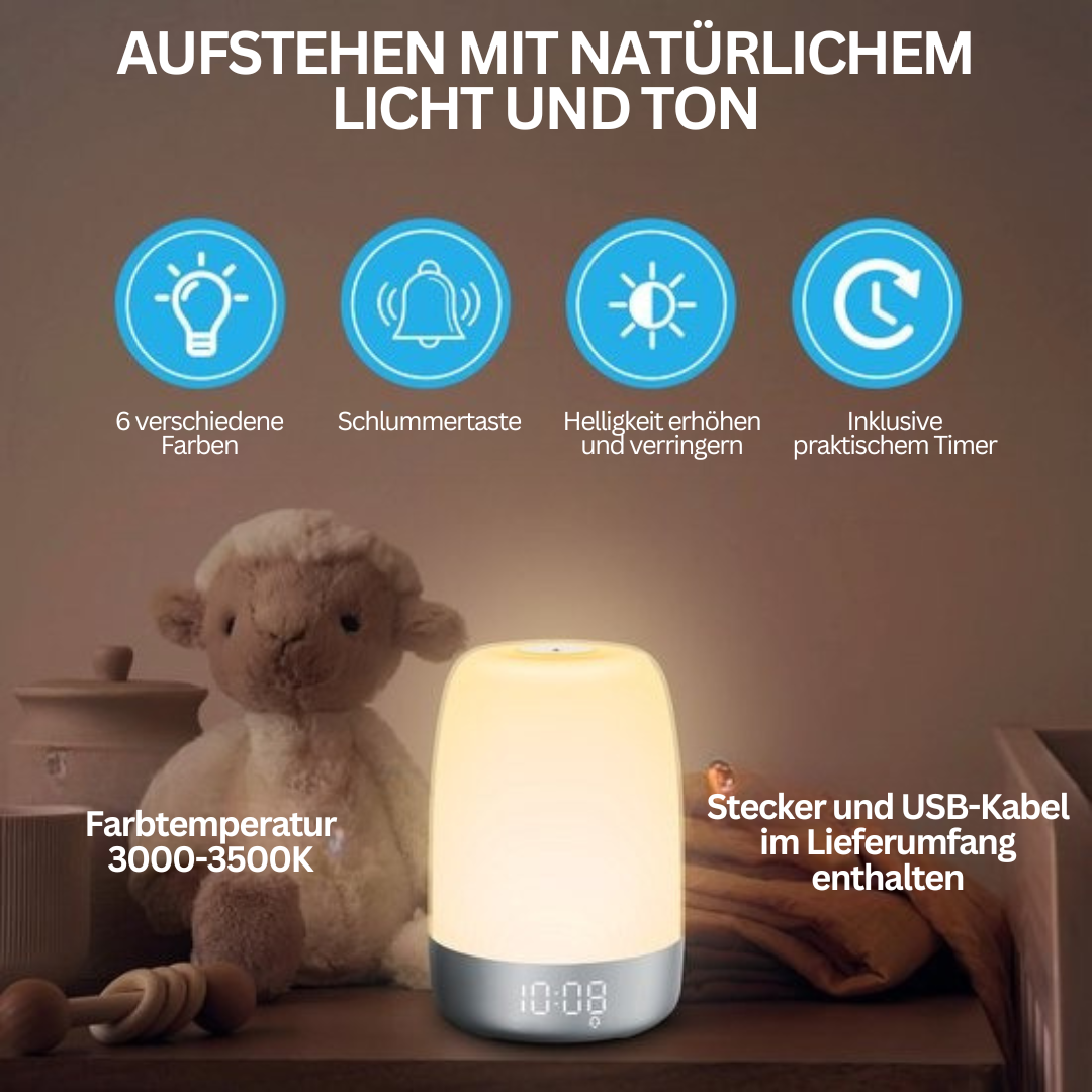Wake-up-Light mit Naturklängen – Entspannter Morgen