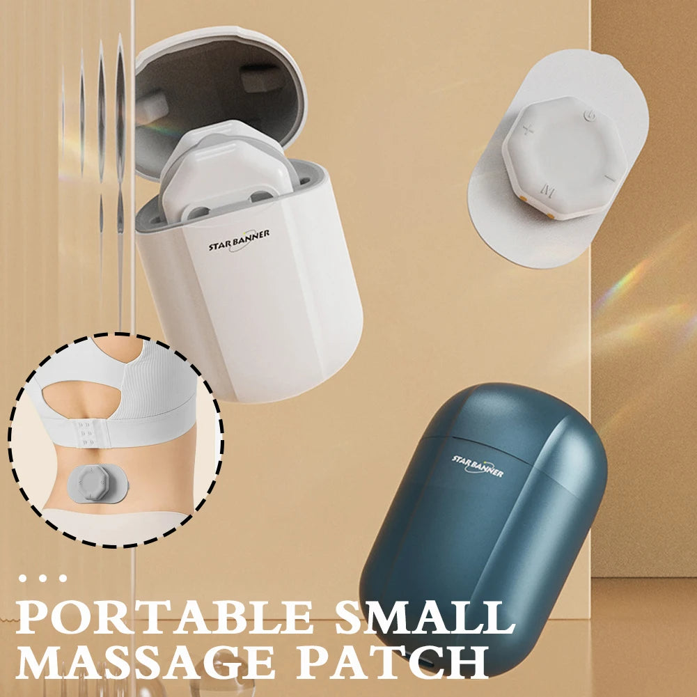 Kabelloses TENS Massage-Patch – Tragbare Schmerzlindung &amp; Muskelstimulation Tensiffy mit wiederaufladbarer elektrischer Puls-Technologie