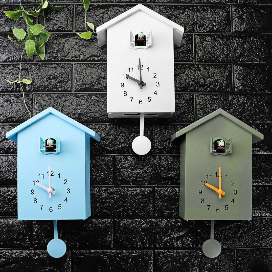 Retro Kuckucksuhr Wanduhr Batteriebetrieben