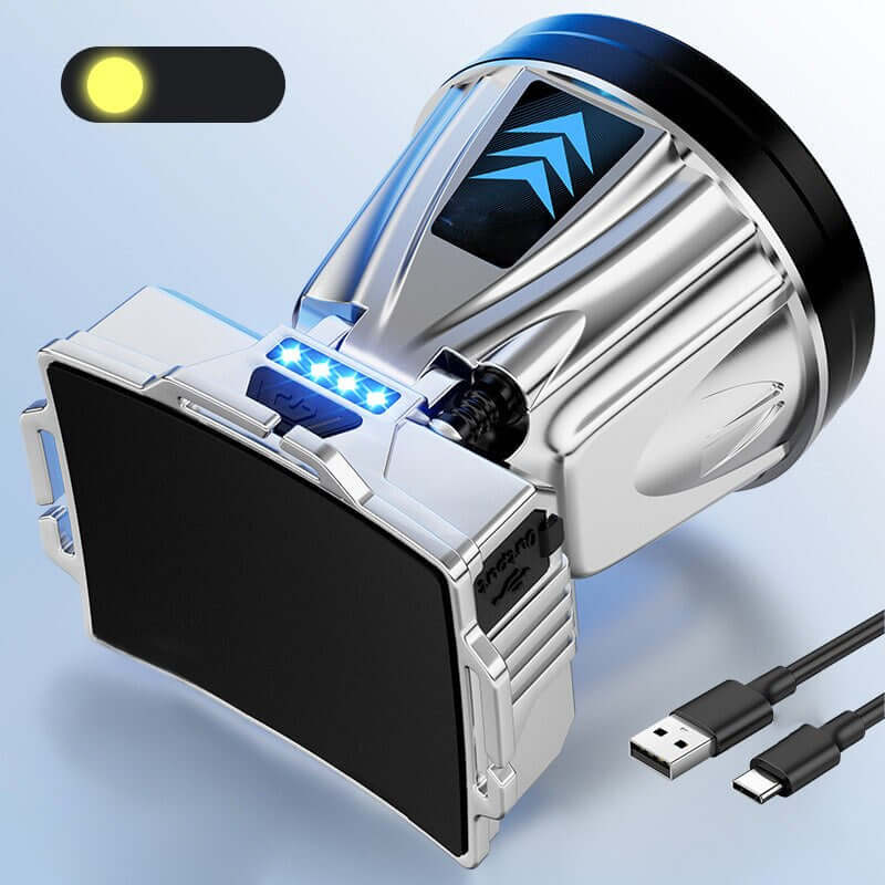 LED-Stirnlampe mit breitem Strahl - Ideal für Outdoor