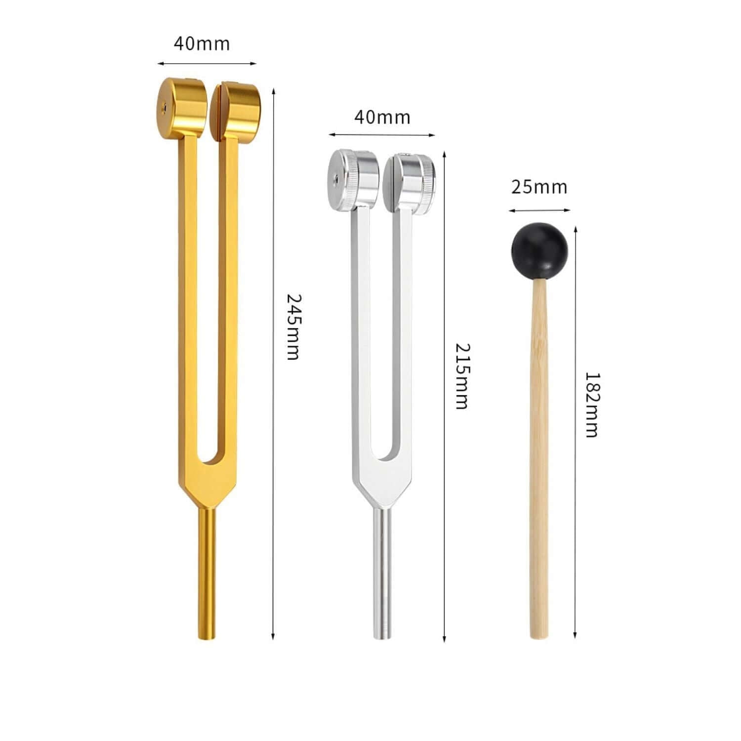 Stimmgabel Set für Klangtherapie &amp; Entspannung
