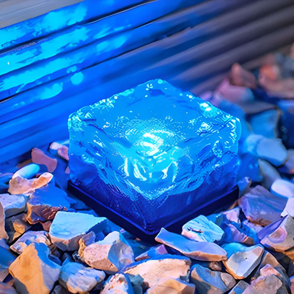 Solarlampe, Quadratisch