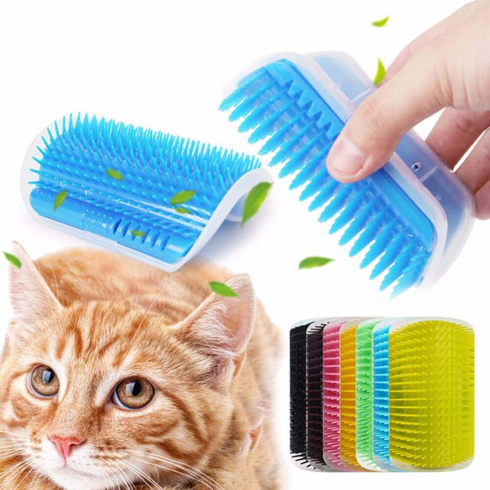 Katzen-Selbstpflegebürste für die Ecke