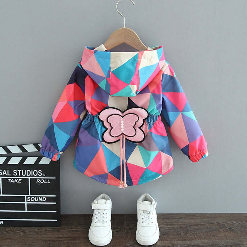 Regenjacke Mädchen (12M-6J) - Leicht, Wasserdicht &amp; Modisch