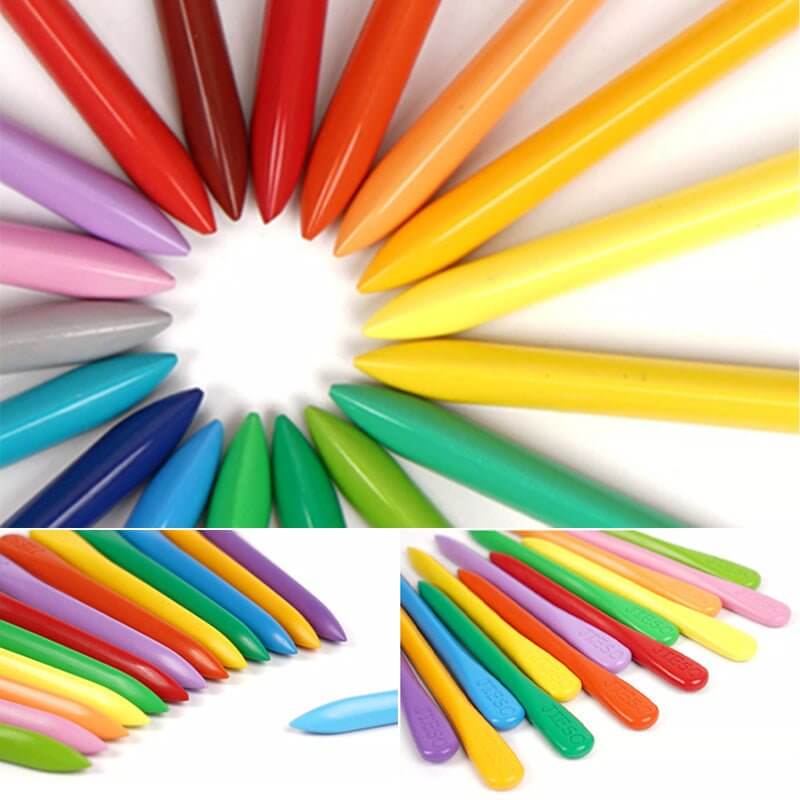 Kreativ-Set - Bunte Wachsmalstifte aus Bio-Materialien
