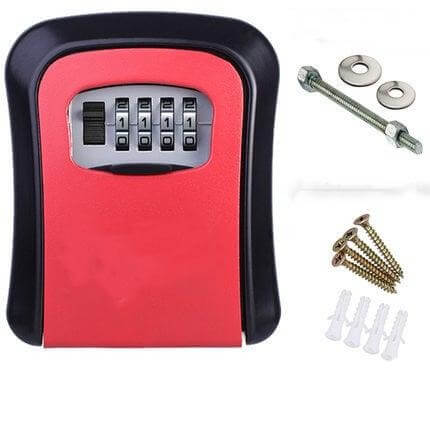 Schlüsselsafe mit Code &amp; Schlüsselkasten - Wandmontage