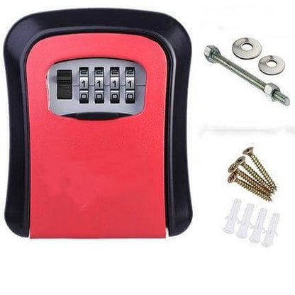 Schlüsselsafe mit Code &amp; Schlüsselkasten - Wandmontage