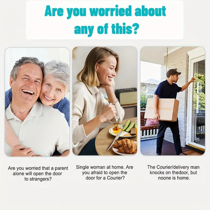 Intelligente WiFi-Türklingel mit eingebautem Akku – Drahtloses Sicherheitssystem, bidirektionale Audioübertragung, Nachtsicht, USB-aufladbar - Max