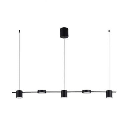 Moderne LED Pendelleuchte Aluminium Trommel Design