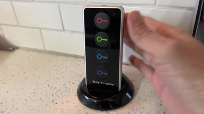 4-in-1 Schlüsselanhänger Finder mit LED Blitz - Finde deine Schlüssel, Geldbörse und mehr